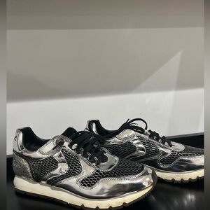 Voile blanche silver sneakers